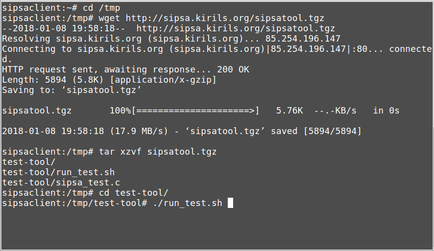 This is a screenshot of how to run the tool. Text version follows.